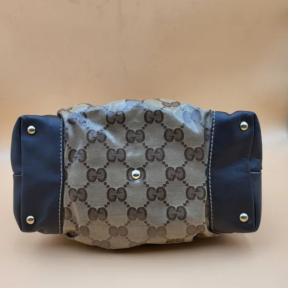 GUCCI GG Crystal Hand Bag Coated Canvas..Authentic..w/COA - Picture 5 of 17